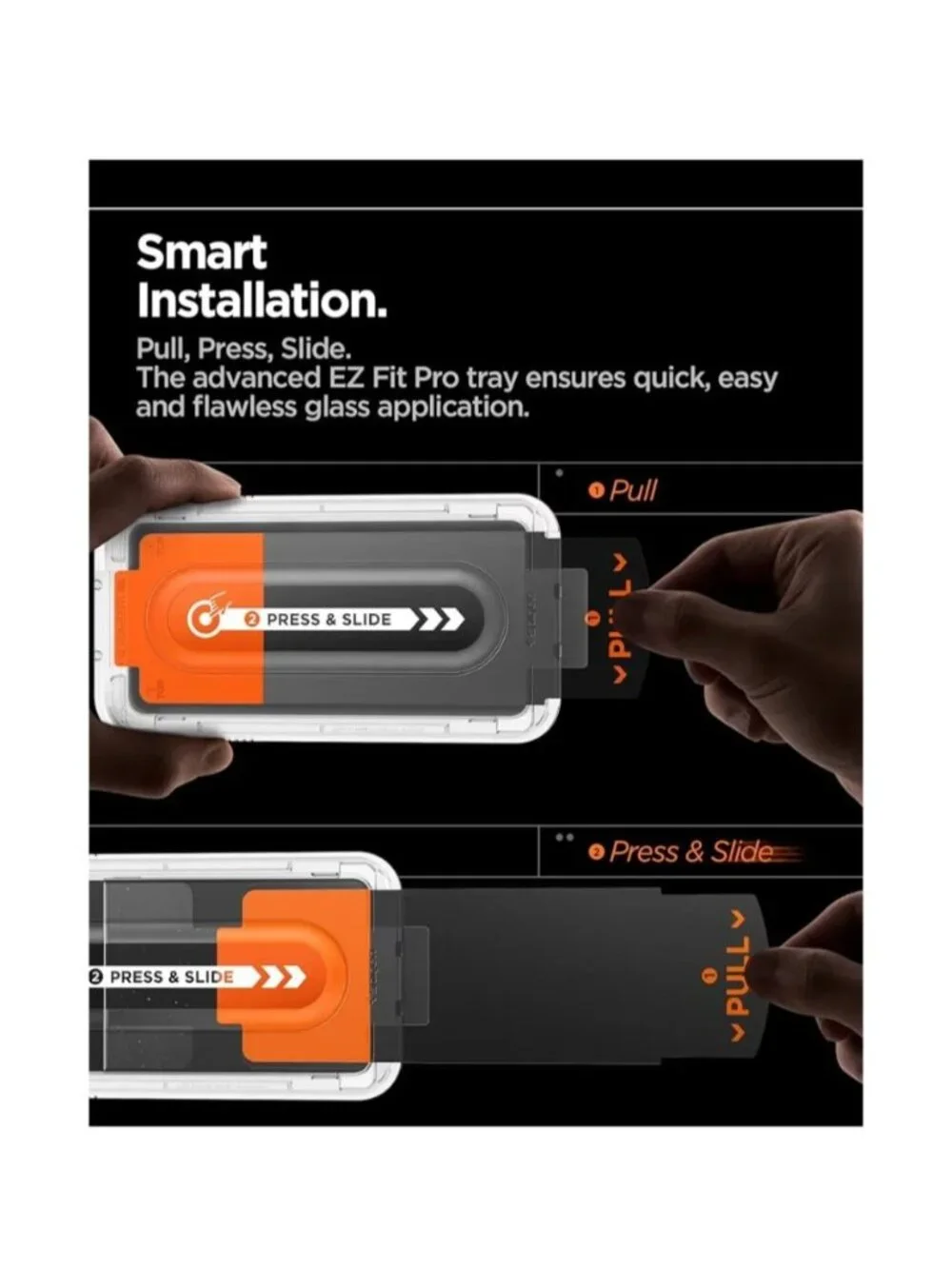 2 Pk Spigen Tempered Glass Screen Protector GlasTR EZ Fit Pro Galaxy Z Fold 7
